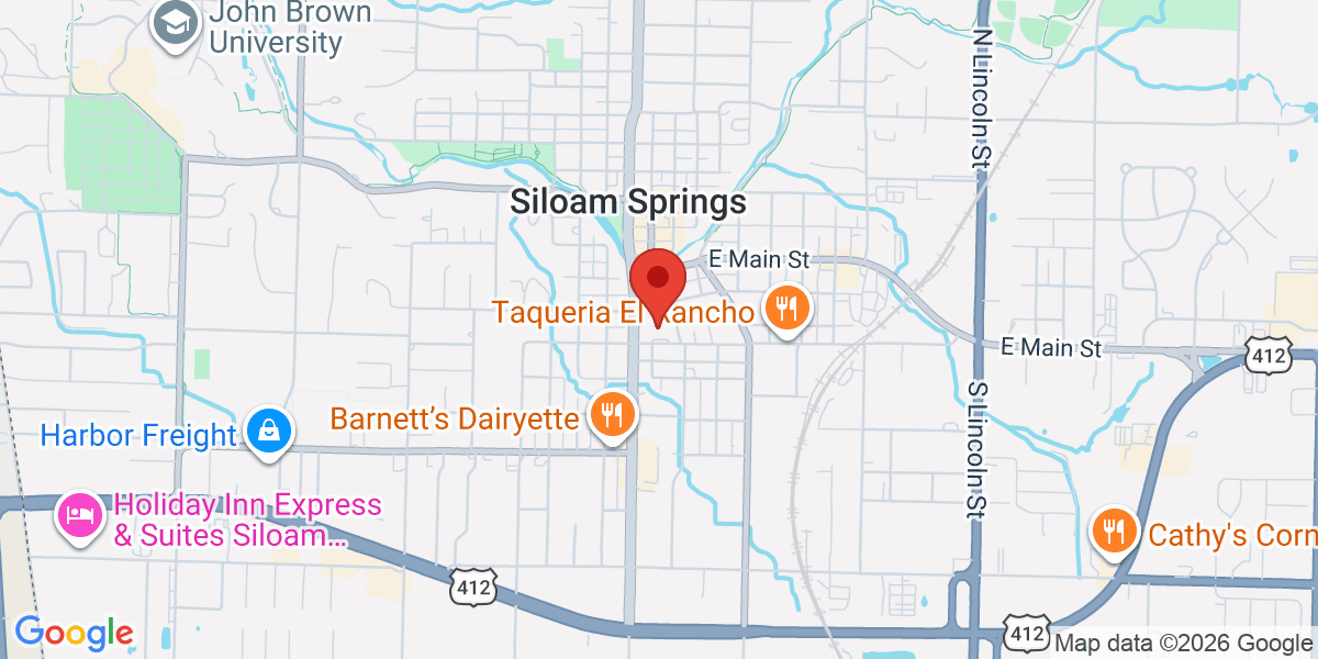 Map of Siloam Springs Public Library